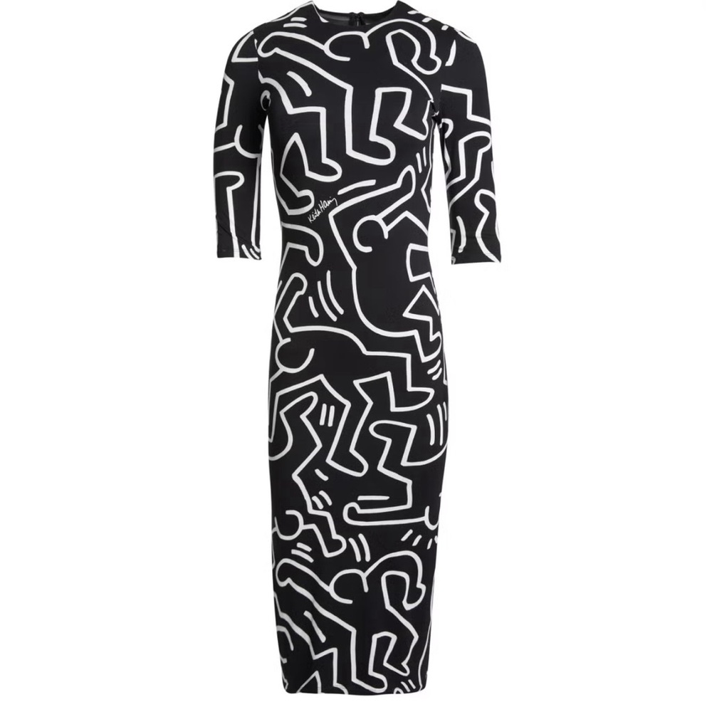 NWT Alice + Olivia Keith Haring midi dress - Size 10